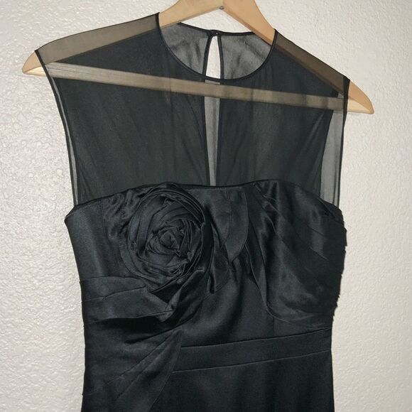 Karen Millen Black Silk Dress size 4 - Picture 4 of 13